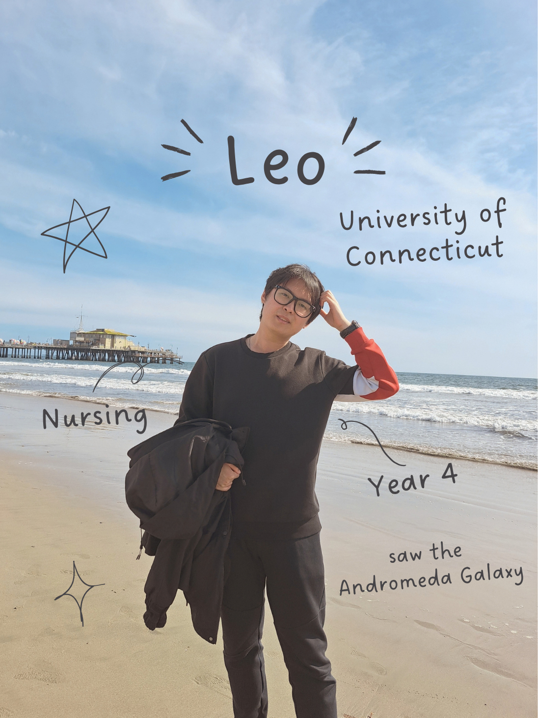 Leo Kwok at the University of Connecticut