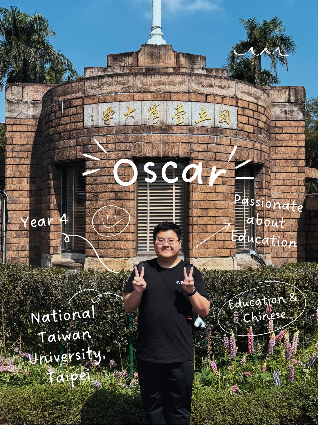 Oscar Zhang at National Taiwan University